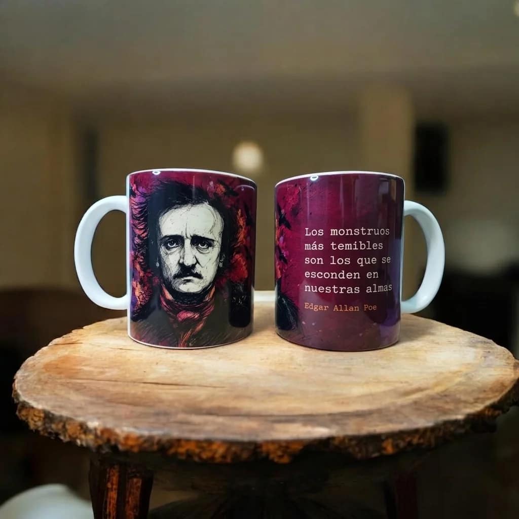 Duo de mug literario Poe + Kafka - Imagen 4