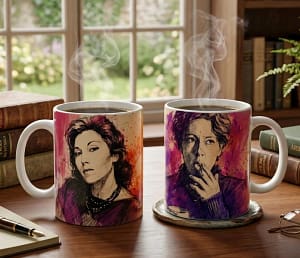 Duo de mug literario Pizarnik + Lispector